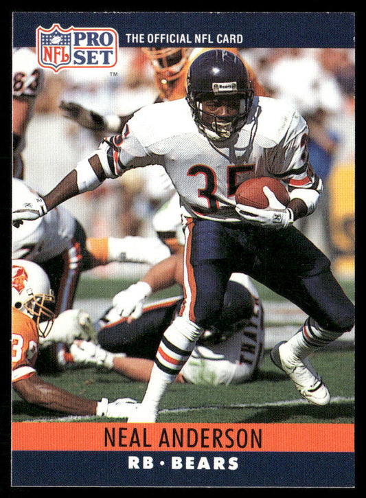 Neal Anderson 1990 Pro Set #49 Chicago Bears