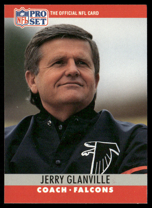 Jerry Glanville 1990 Pro Set #38 Atlanta Falcons