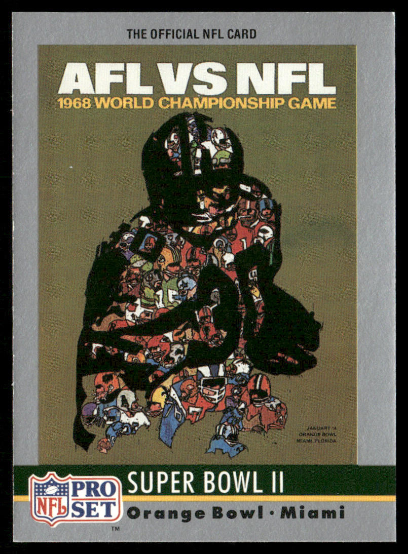 Super Bowl 1990 Pro Set Super Bowl Collectibles #2
