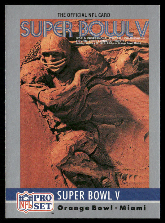 Super Bowl 1990 Pro Set Super Bowl Collectibles #5