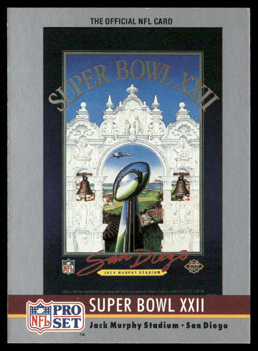 Super Bowl 1990 Pro Set Super Bowl Collectibles #22b