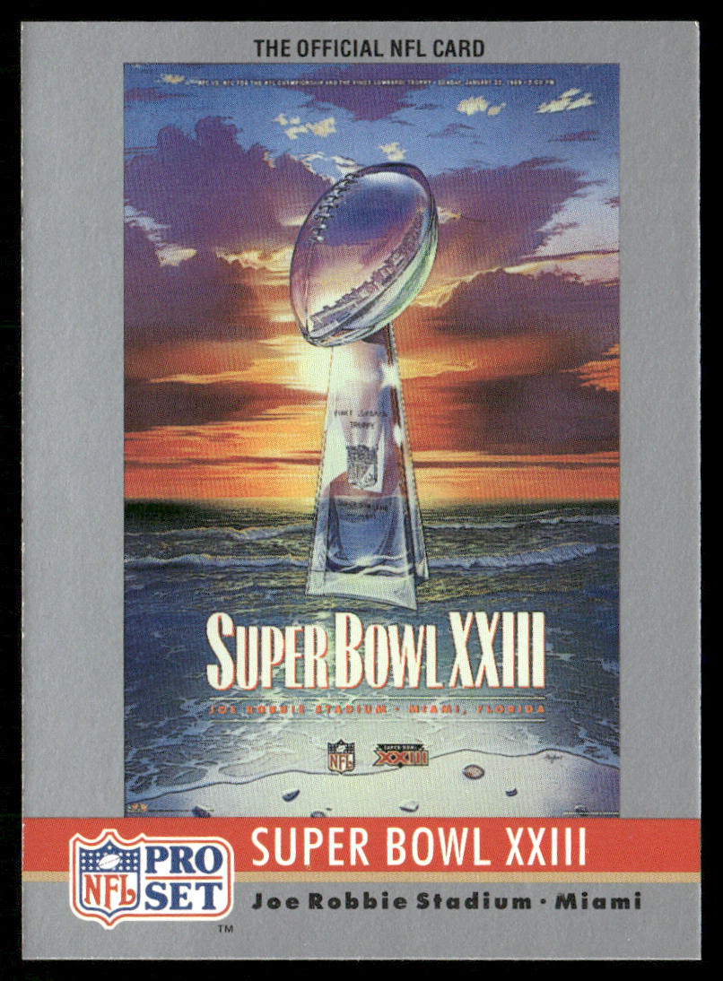 Super Bowl 1990 Pro Set Super Bowl Collectibles #23