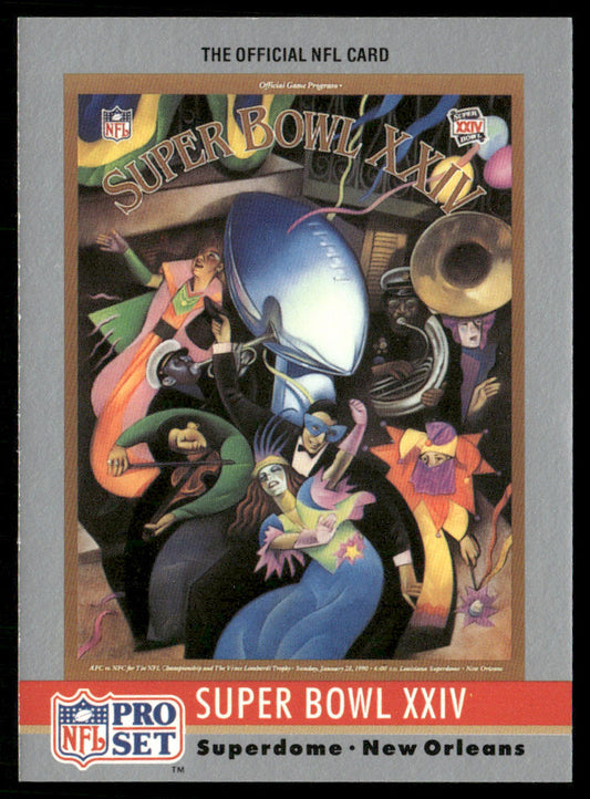 Super Bowl 1990 Pro Set Super Bowl Collectibles #24