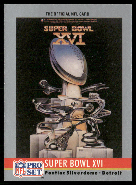 Super Bowl 1990 Pro Set Super Bowl Collectibles #16