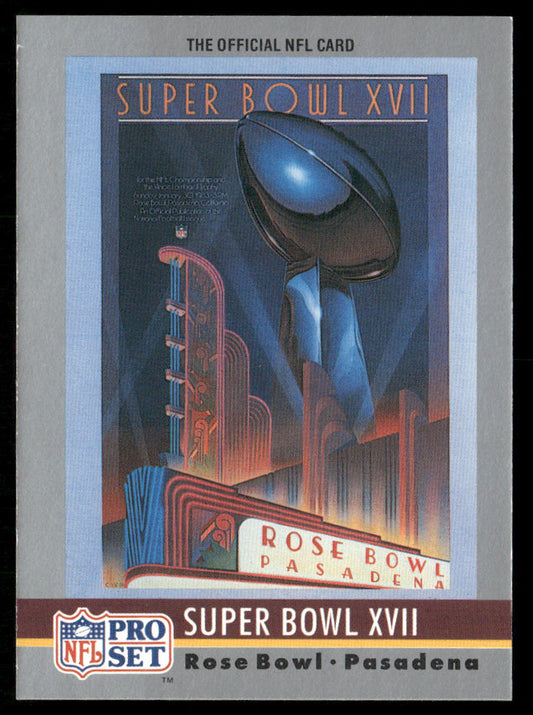 Super Bowl 1990 Pro Set Super Bowl Collectibles #17