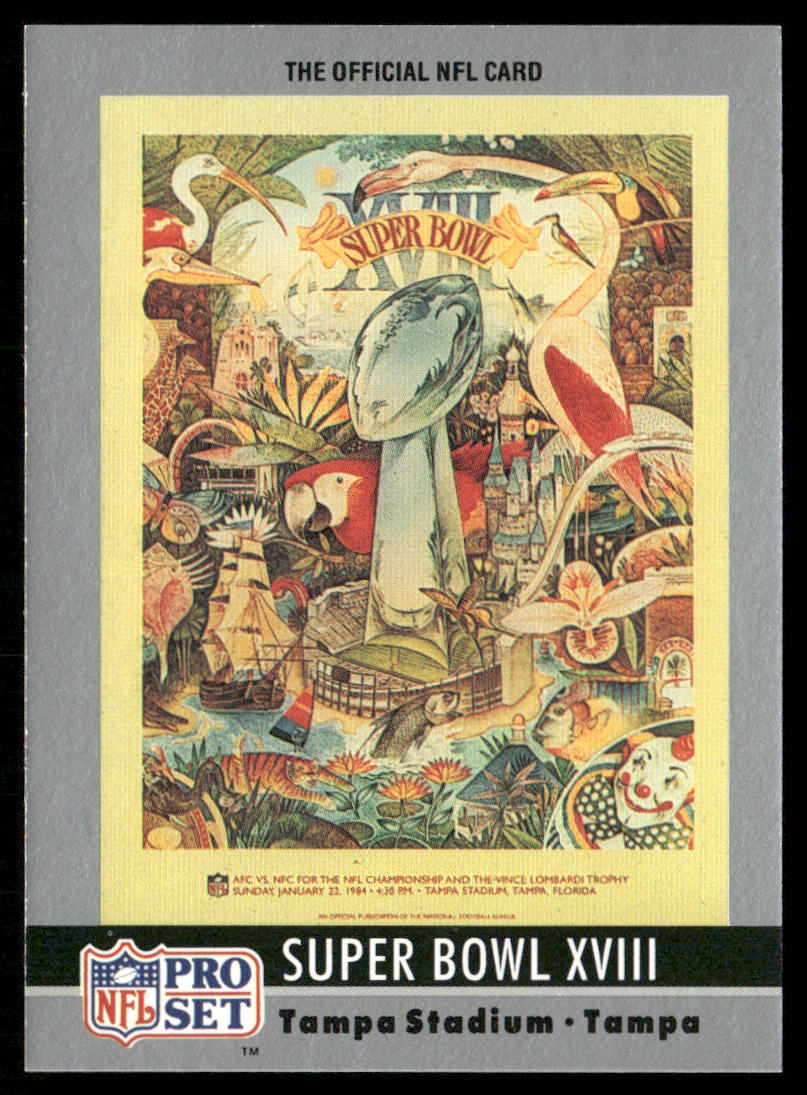 Super Bowl 1990 Pro Set Super Bowl Collectibles #18