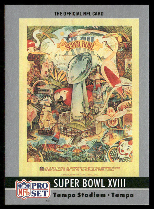 Super Bowl 1990 Pro Set Super Bowl Collectibles #18