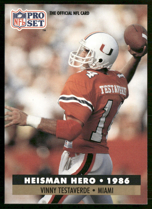 Vinny Testaverde 1991 Pro Set #41
