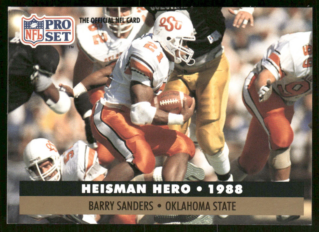 Barry Sanders 1991 Pro Set #39