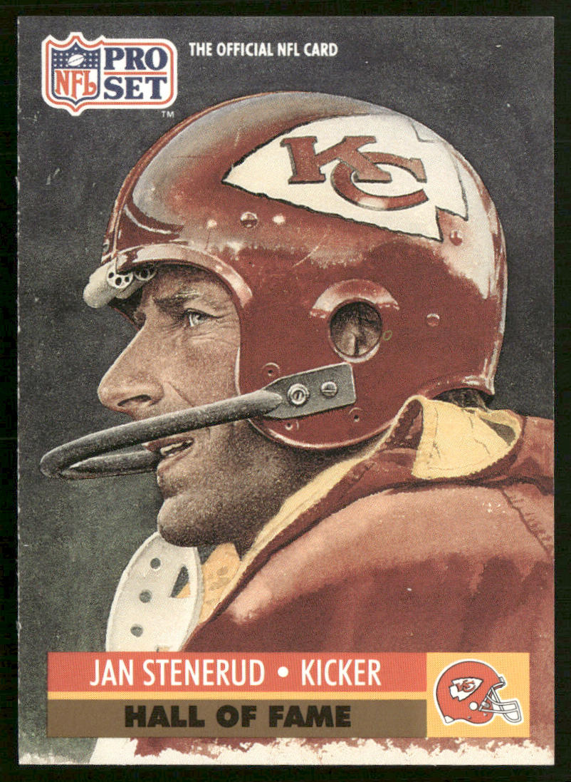 Jan Stenerud 1991 Pro Set #31 Kansas City Chiefs