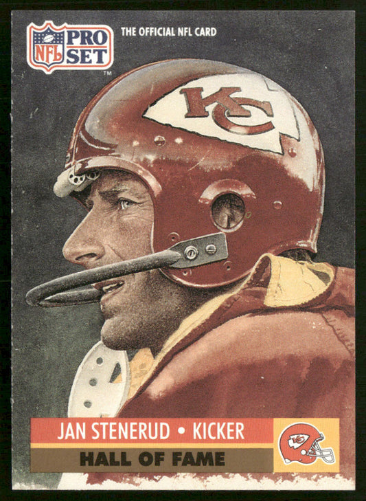 Jan Stenerud 1991 Pro Set #31 Kansas City Chiefs