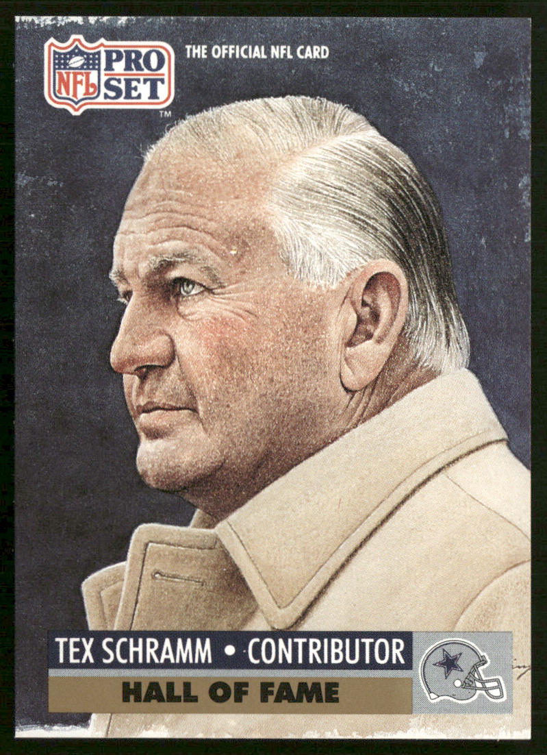 Tex Schramm 1991 Pro Set #30 Dallas Cowboys