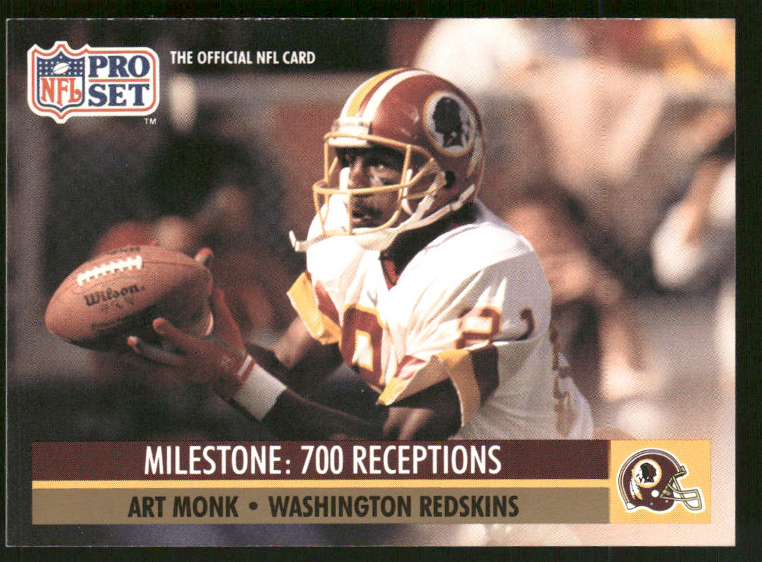 Art Monk 1991 Pro Set #22 Washington Redskins