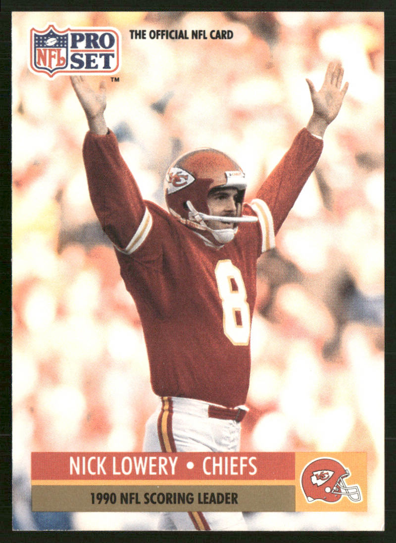 Nick Lowery 1991 Pro Set #14 Kansas City Chiefs