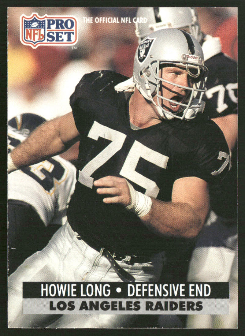 Howie Long 1991 Pro Set #191 Los Angeles Raiders