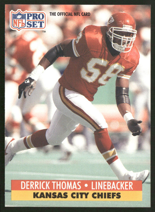 Derrick Thomas 1991 Pro Set #188 Kansas City Chiefs