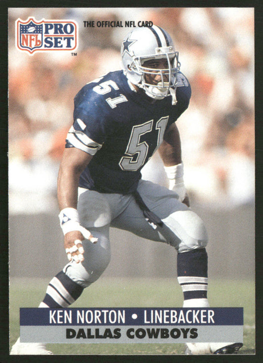 Ken Norton 1991 Pro Set #133 Dallas Cowboys
