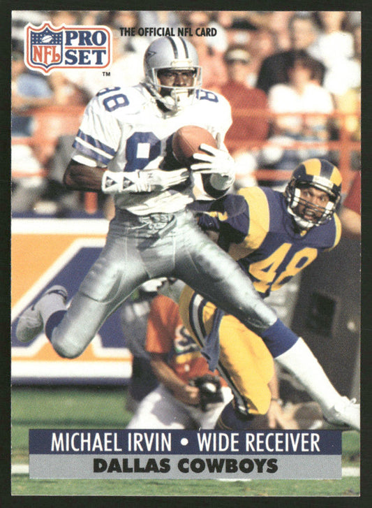 Michael Irvin 1991 Pro Set #132 Dallas Cowboys