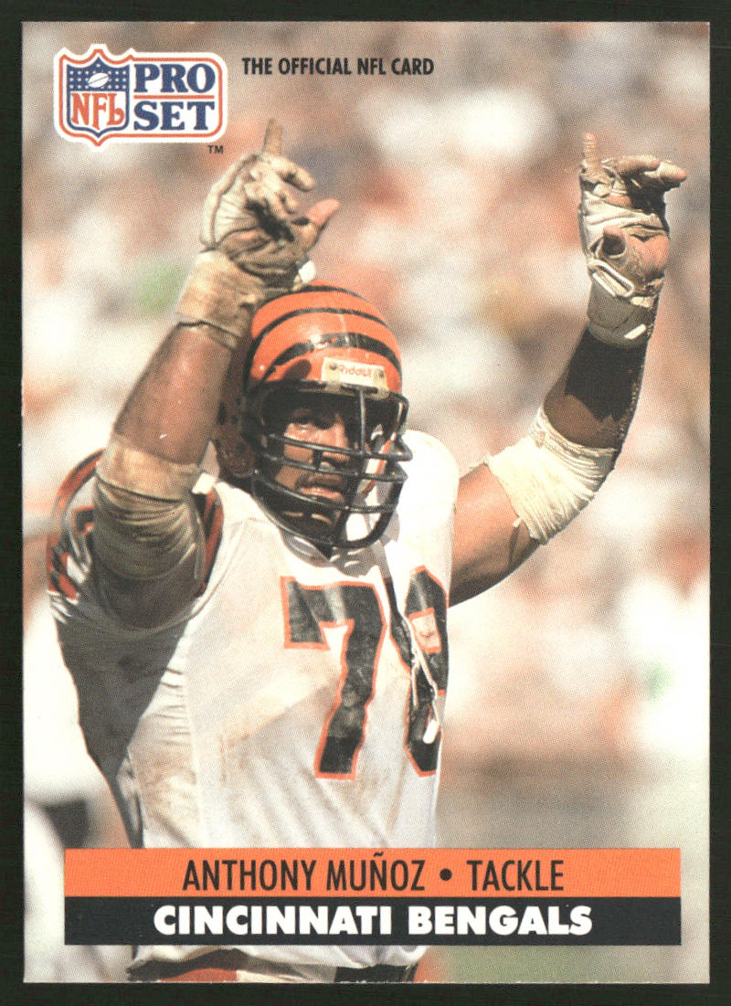 Anthony Munoz 1991 Pro Set #116 Cincinnati Bengals