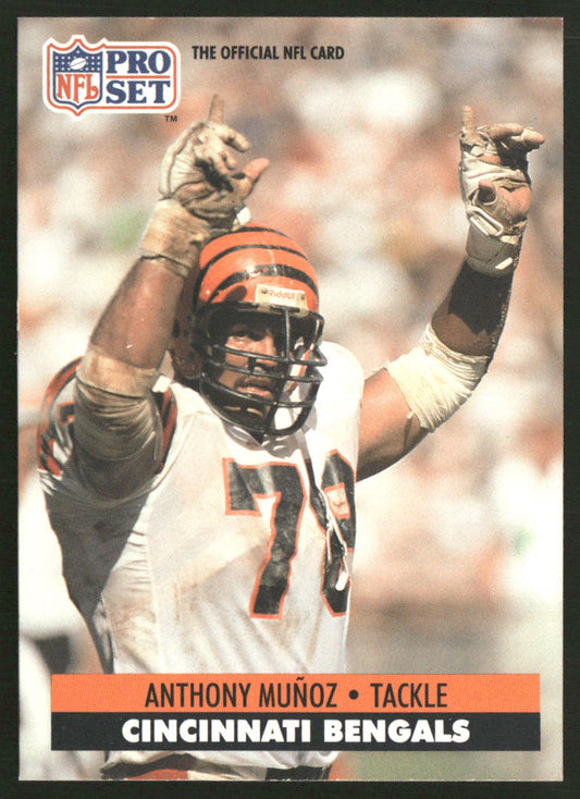 Anthony Munoz 1991 Pro Set #116 Cincinnati Bengals