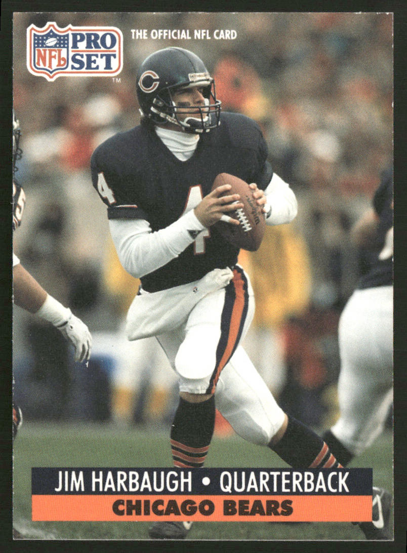Jim Harbaugh 1991 Pro Set #104 Chicago Bears