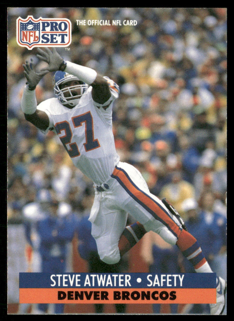Steve Atwater 1991 Pro Set #136 Denver Broncos