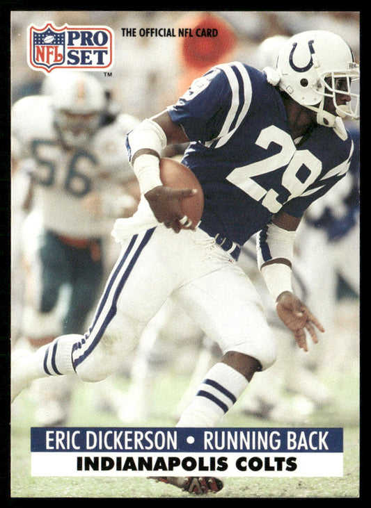 Eric Dickerson 1991 Pro Set #175a Indianapolis Colts