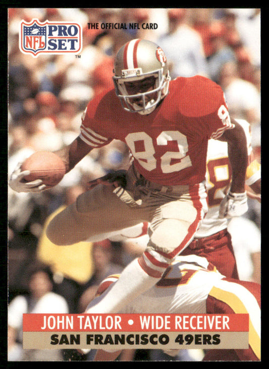 John Taylor 1991 Pro Set #295 San Francisco 49ers