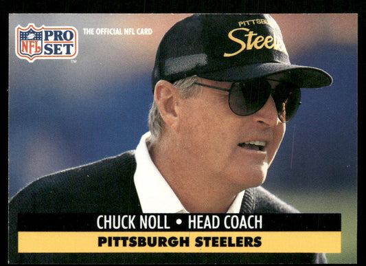 Chuck Noll 1991 Pro Set #279 Pittsburgh Steelers