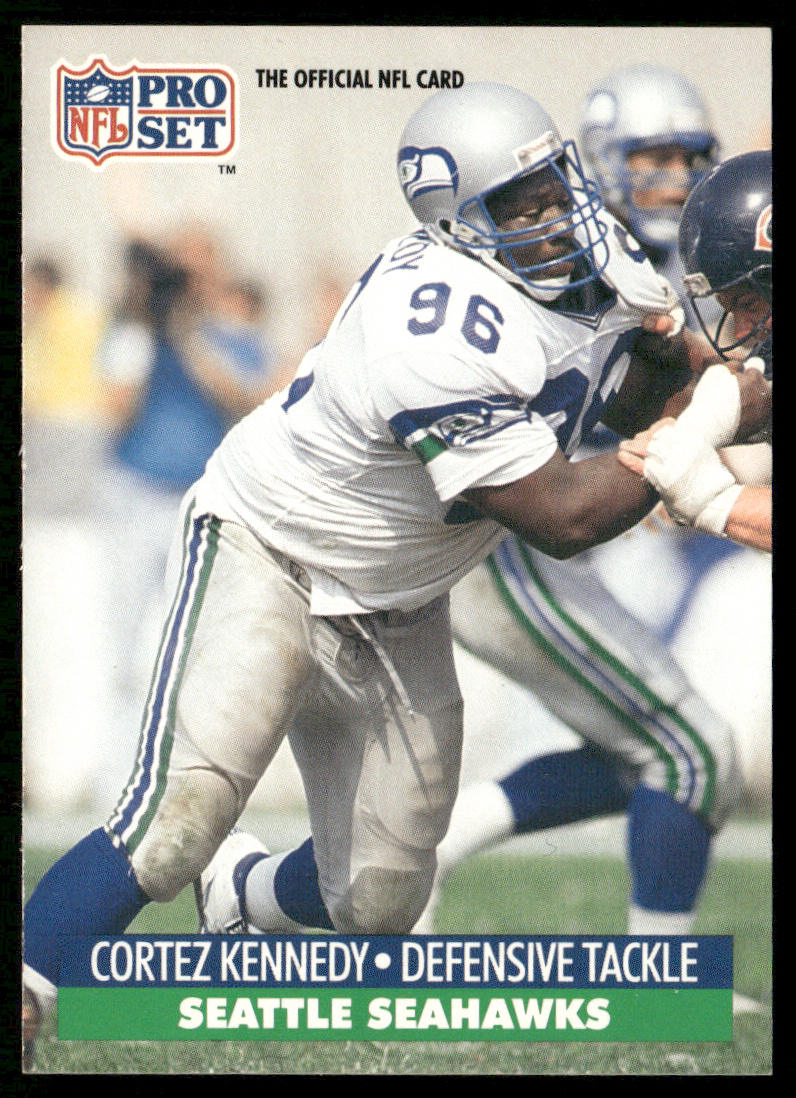 Cortez Kennedy 1991 Pro Set #302 Seattle Seahawks