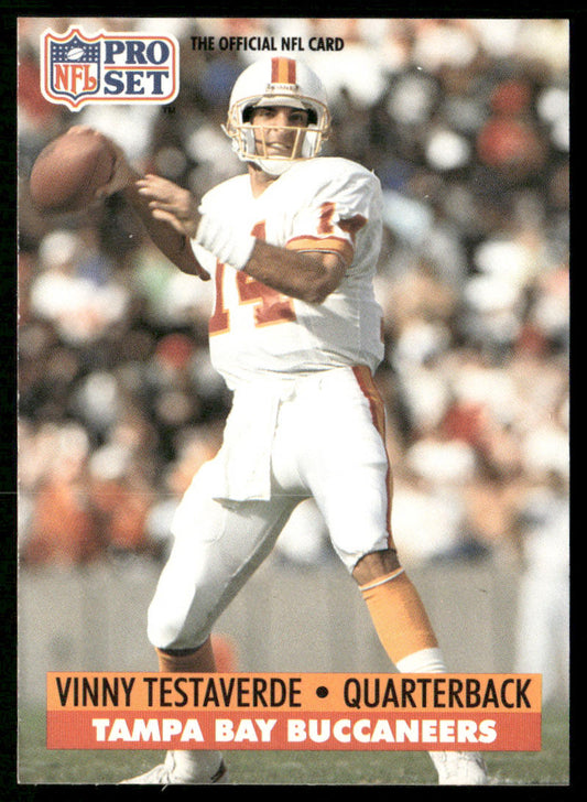 Vinny Testaverde 1991 Pro Set #314 Tampa Bay Buccaneers