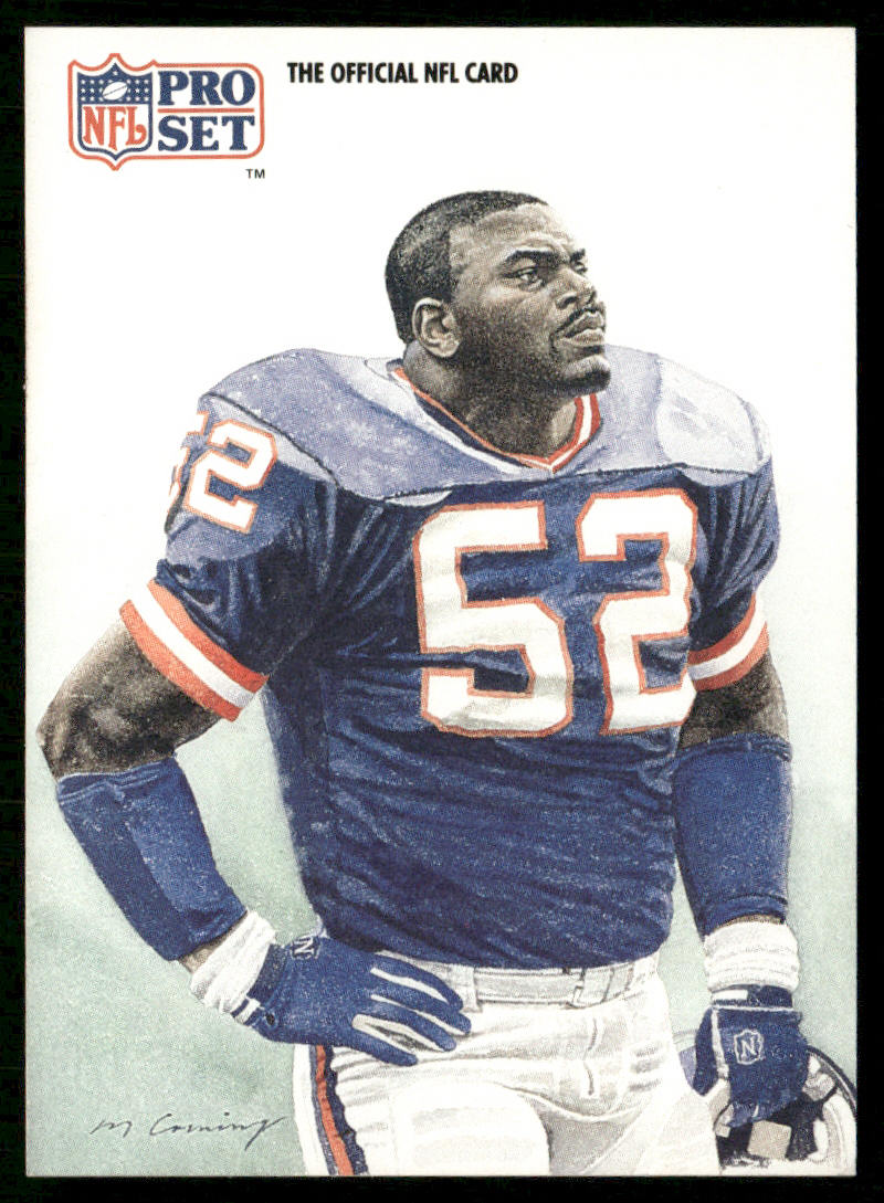 Pepper Johnson 1991 Pro Set #395 New York Giants