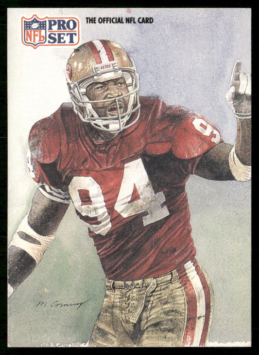Charles Haley 1991 Pro Set #393 San Francisco 49ers