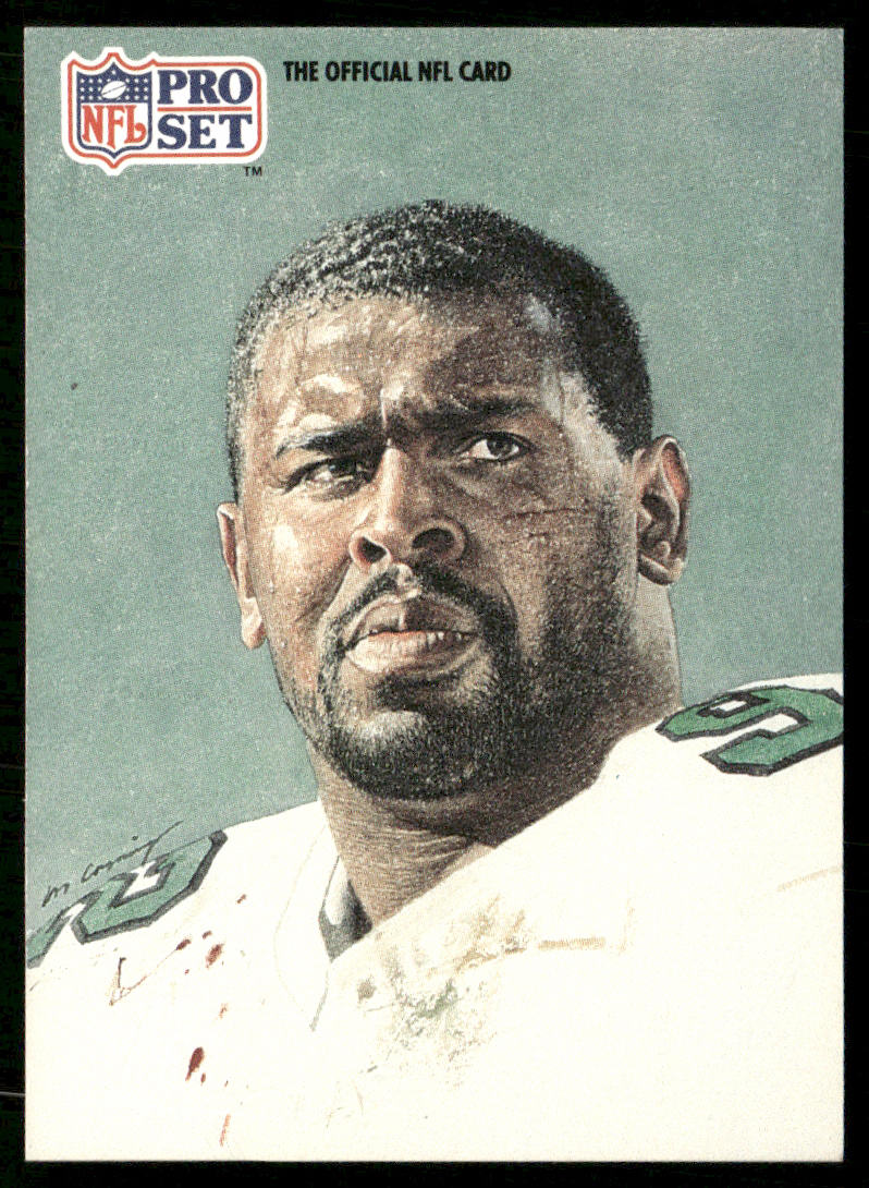 Reggie White 1991 Pro Set #390 Philadelphia Eagles