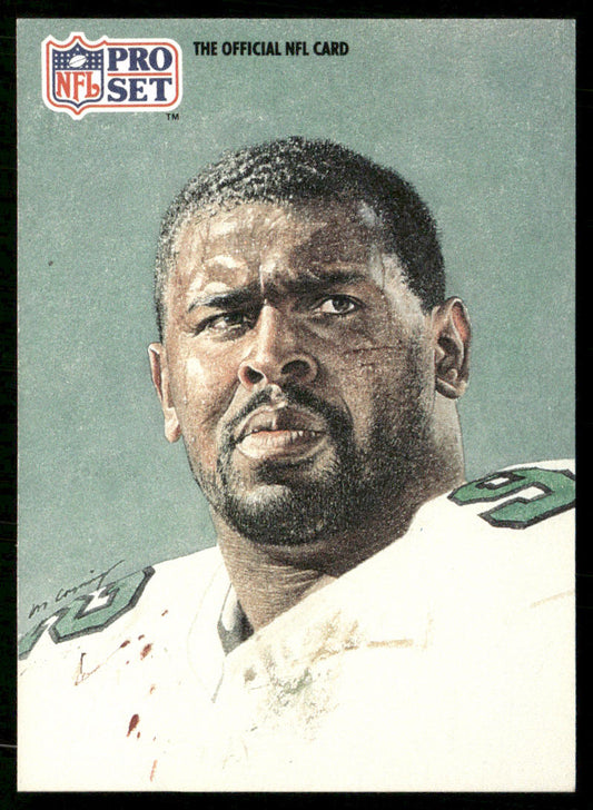 Reggie White 1991 Pro Set #390 Philadelphia Eagles