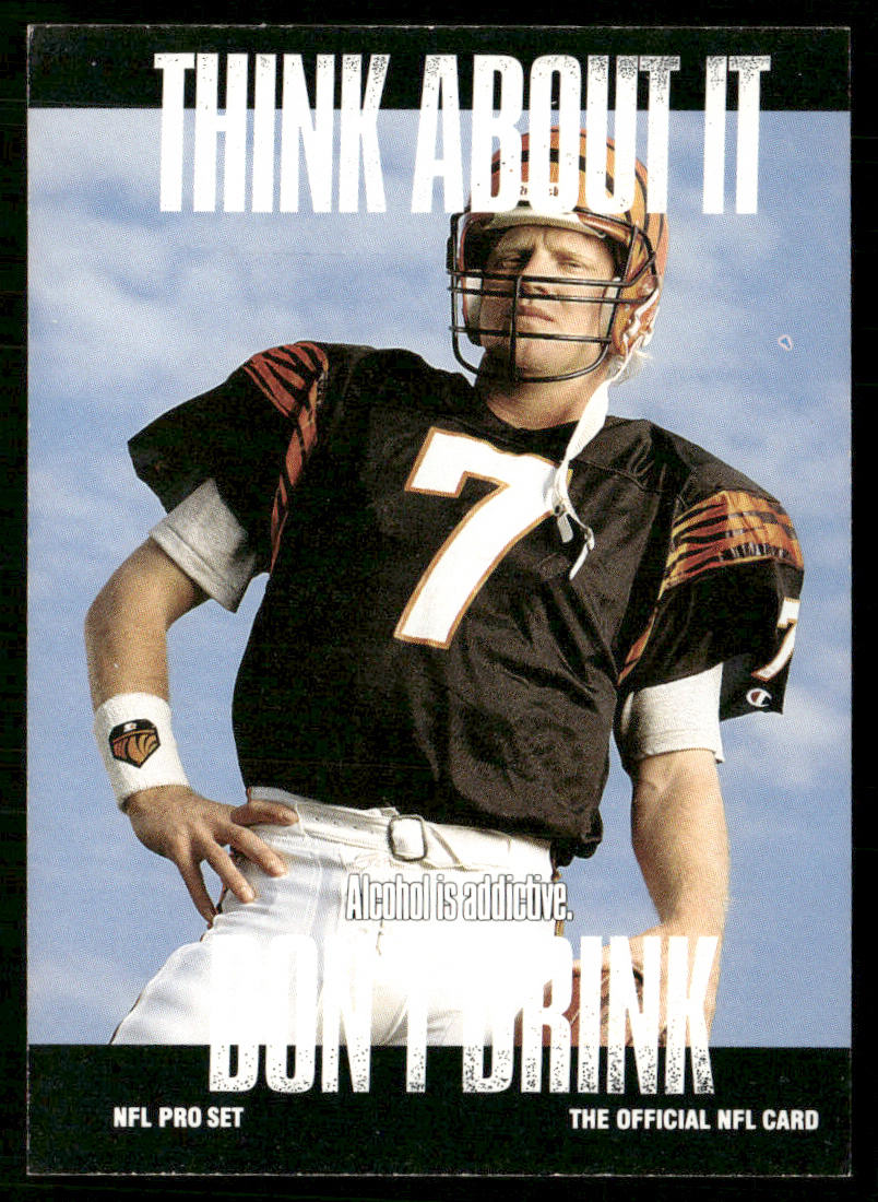 Boomer Esiason 1991 Pro Set #371b Cincinnati Bengals