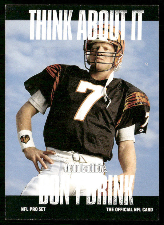 Boomer Esiason 1991 Pro Set #371b Cincinnati Bengals