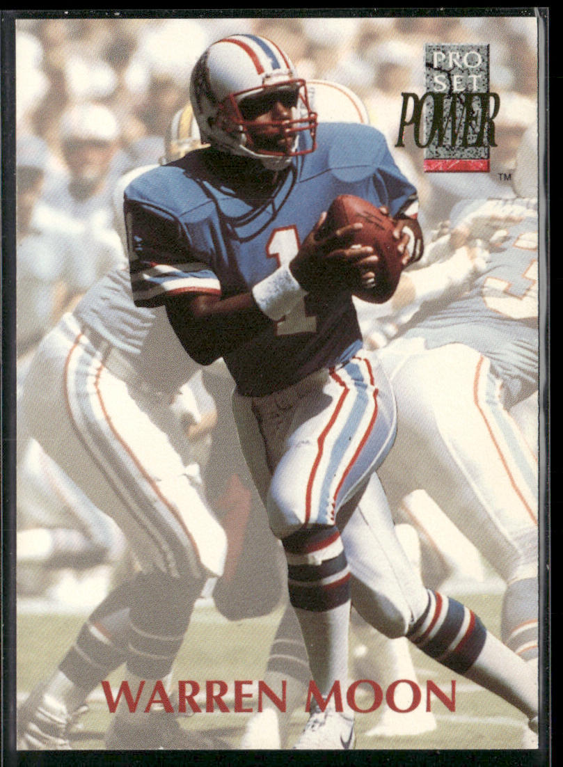 Warren Moon 1992 Pro Set Power #1 Houston Oilers