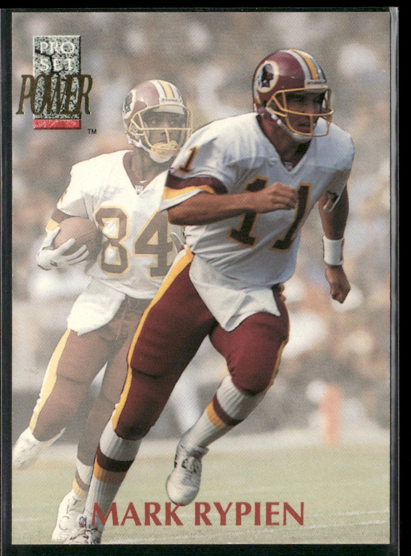 Mark Rypien 1992 Pro Set Power #11 Washington Redskins