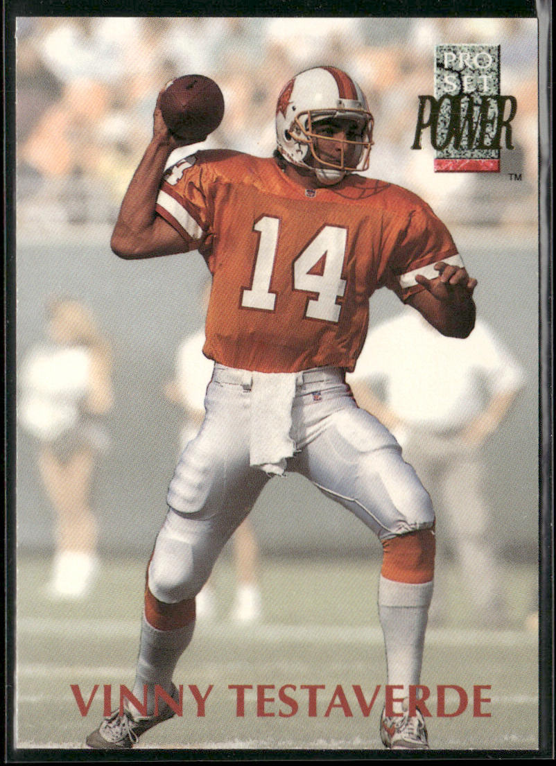 Vinny Testaverde 1992 Pro Set Power #14 Tampa Bay Buccaneers