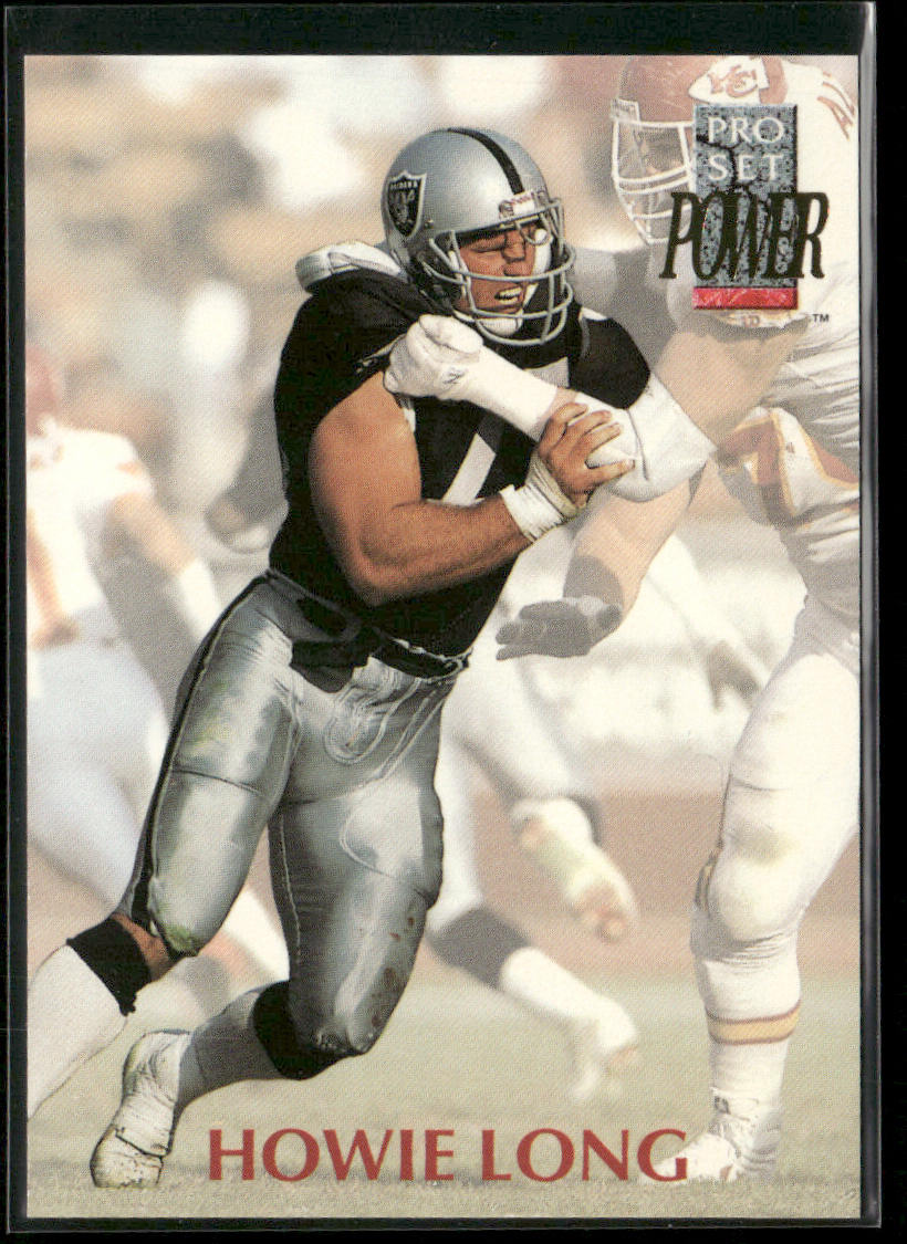 Howie Long 1992 Pro Set Power #75 Los Angeles Raiders
