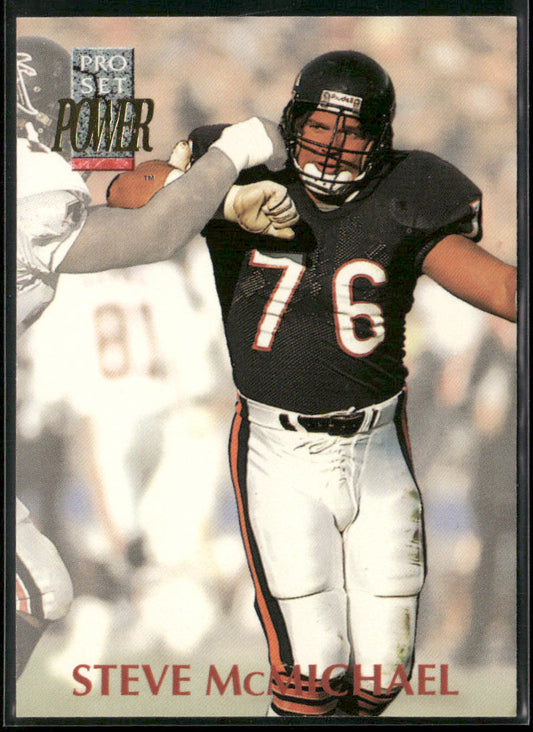 Steve McMichael 1992 Pro Set Power #76 Chicago Bears