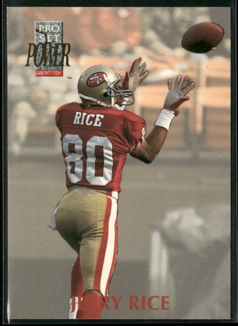 Jerry Rice 1992 Pro Set Power #80 San Francisco 49ers