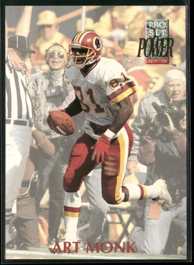 Art Monk 1992 Pro Set Power #81 Washington Redskins