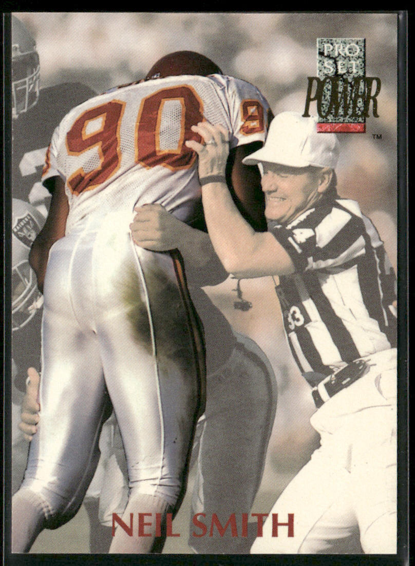 Neil Smith 1992 Pro Set Power #90 Kansas City Chiefs