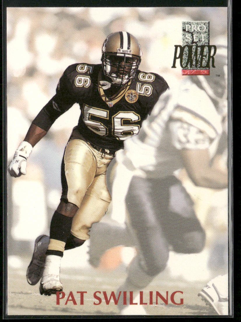 Pat Swilling 1992 Pro Set Power #156 New Orleans Saints