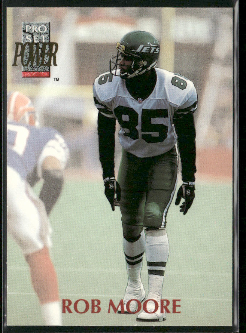 Rob Moore 1992 Pro Set Power #185 New York Jets