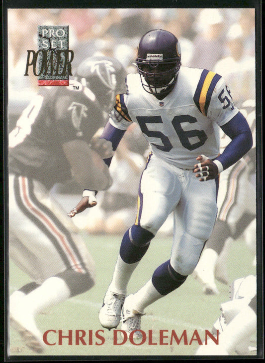 Chris Doleman 1992 Pro Set Power #259 Minnesota Vikings