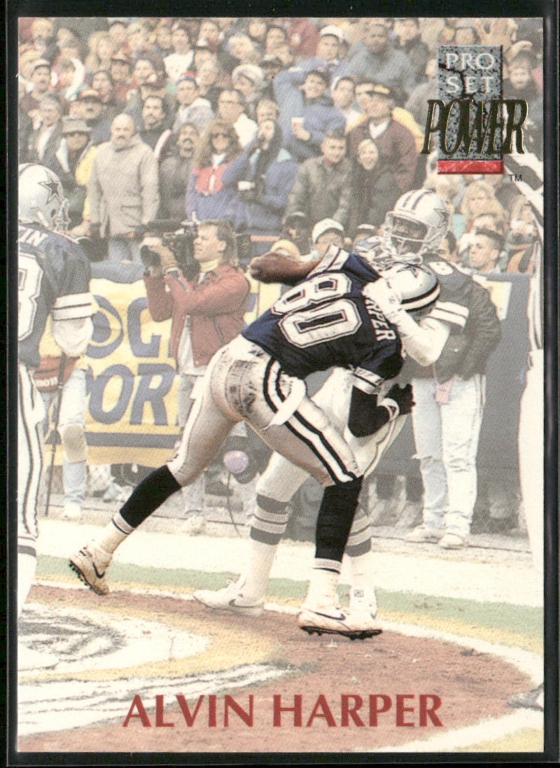 Alvin Harper 1992 Pro Set Power #265 Dallas Cowboys