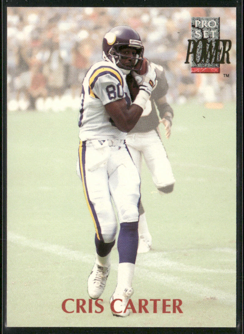Cris Carter 1992 Pro Set Power #268 Minnesota Vikings